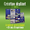 Dépliant 3 volets