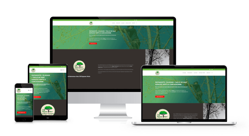 Création de site internet pour entreprise d'espaces verts