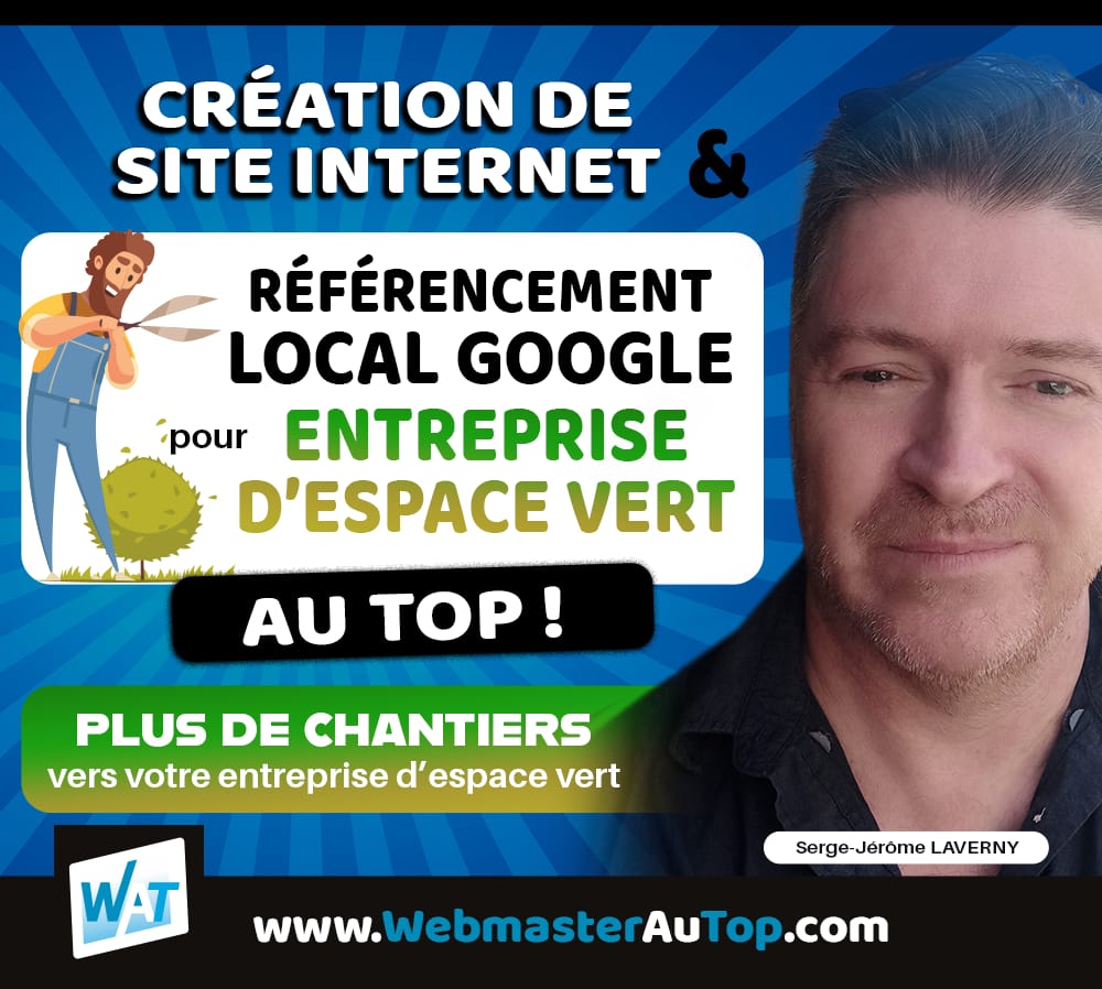 Référencement naturel entreprise espace vert